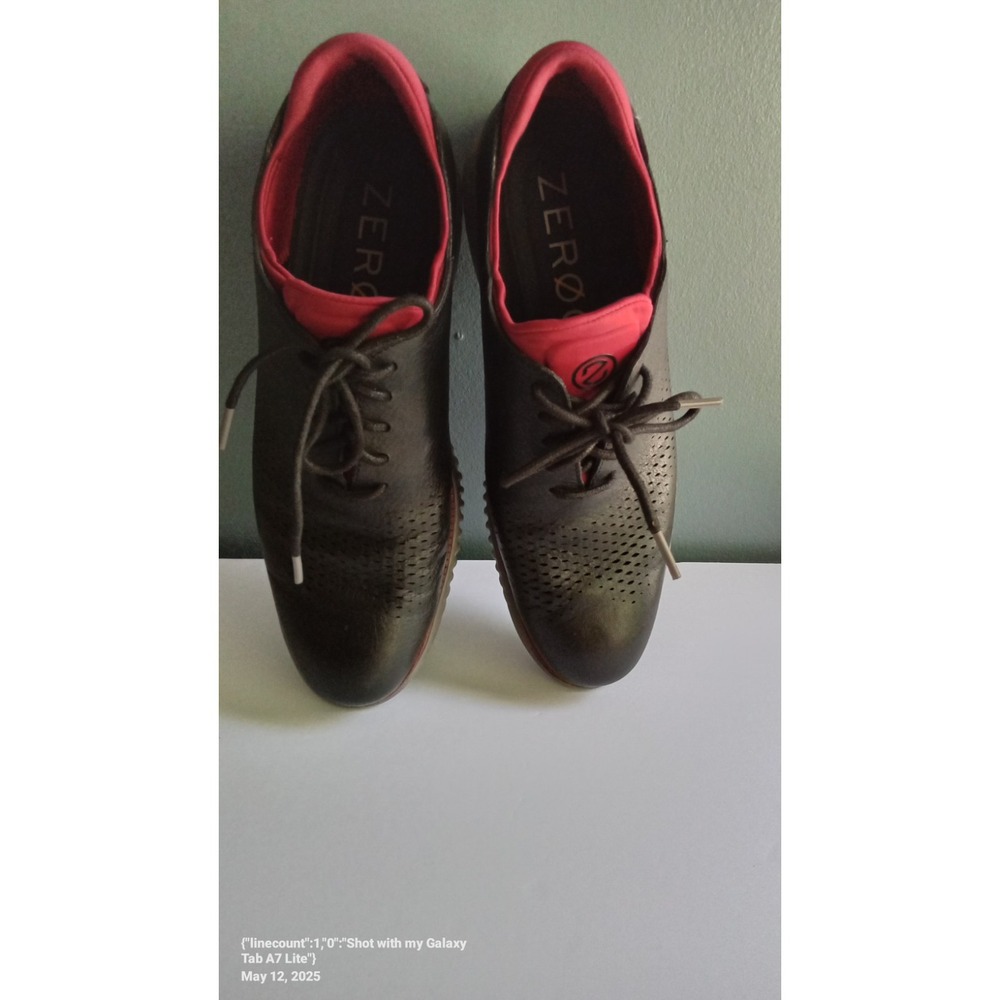 Cole Haan ZEROGRAND Wingtip Oxford Dress Shoes Perforated Leather